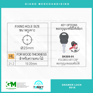 Target Drawer Lock 9018