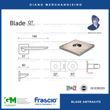 Load image into Gallery viewer, FRASCIO Blade QT (Mortisse Lockset)
