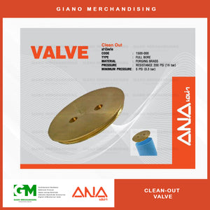 ANA Clean out Valve 4"