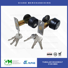 Load image into Gallery viewer, Alpha Tubular Deadbolt 2190 MBK
