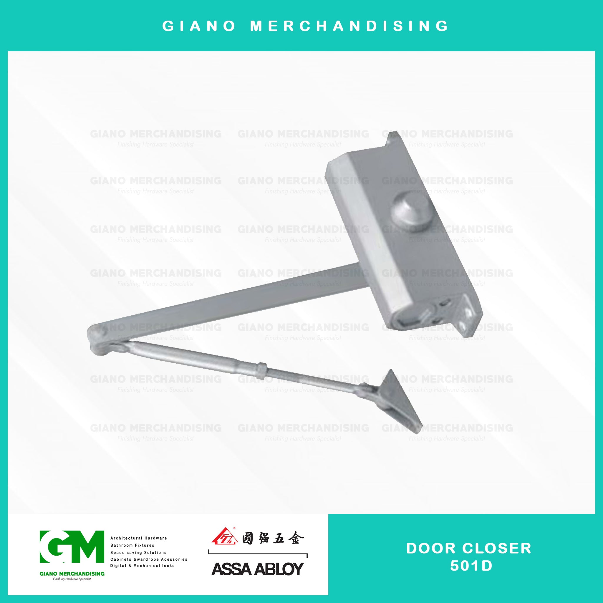 Assa Abloy Door Closer 501D Giano Merchandising