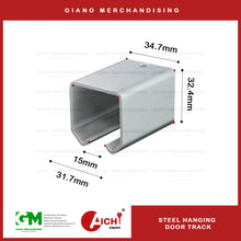 Load image into Gallery viewer, Steel Door Track + 885 ROLLER + Wall Bracket
