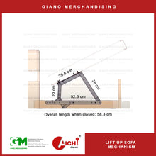 Load image into Gallery viewer, Lift up Sofa Mechanism 9
