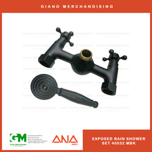 Load image into Gallery viewer, ANA Exposed Rain Shower set 40532 MBK
