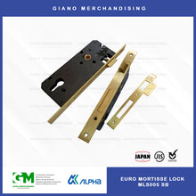 Load image into Gallery viewer, Alpha Euro Mortisse Door Lock MLS005 SB
