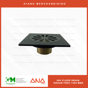 ANA Floor Drain Strainer 1404 MBK (4x4)