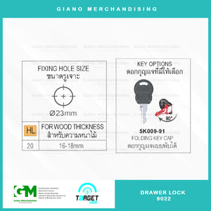 Target Drawer Lock 9022