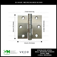 Load image into Gallery viewer, Veco Ball Bearing Hinges
