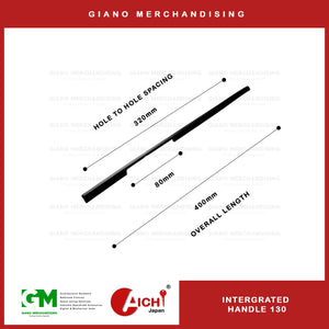 Integrated Cabinet Handle 130 MBK