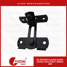 Load image into Gallery viewer, 90 Degree Sliding Barn Door Lock Right Angle 406 MBK
