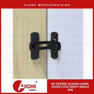 90 Degree Sliding Barn Door Lock Right Angle 406 MBK