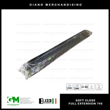 Load image into Gallery viewer, BUCCI Soft Close Full Extension Drawer Slides 745 BK
