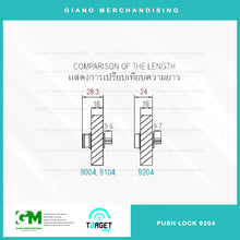 Load image into Gallery viewer, Target Push Lock 9204
