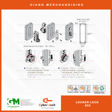 Load image into Gallery viewer, Cyber Locker Lock 833
