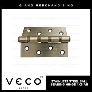 Veco Stainless Steel Hinges Ball Bearing AB (4x3)