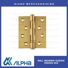 Load image into Gallery viewer, Alpha Ball Bearing Hinges (4x3x3.0mm)
