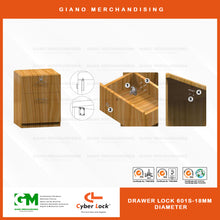 Load image into Gallery viewer, Cyber Drawer Lock 601S (18mm Diameter)
