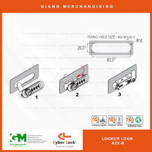 Load image into Gallery viewer, Cyber Locker Lock 822-R
