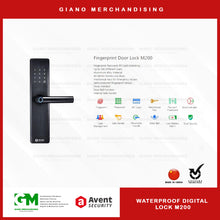 Load image into Gallery viewer, Avent Fingerprint Door Lock M200
