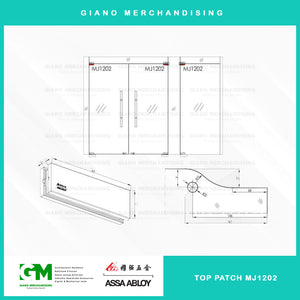 Assa Abloy Top Patch Fitting MJ1202