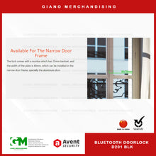 Load image into Gallery viewer, Avent Bluetooth Password Door Lock D201 BLK
