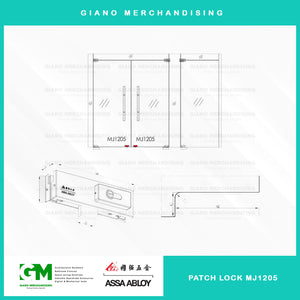 Assa Abloy Patch Lock MJ1205