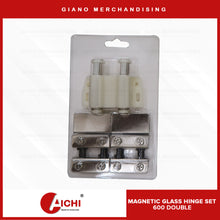 Load image into Gallery viewer, Magnetic Push Glass Hinge Set 600
