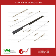 Load image into Gallery viewer, Integrated Cabinet Handle 130 MBK
