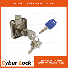 Load image into Gallery viewer, Cyber Drawer Lock 601S (18mm Diameter)
