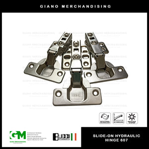 BUCCI Slide-On Hydraulic Concealed Hinge 607 (2pcs/pack)