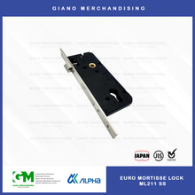 Load image into Gallery viewer, Alpha Euro Mortise Door Lock ML211
