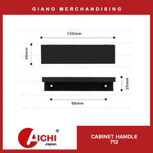 Load image into Gallery viewer, Cabinet Handle 712 MBK
