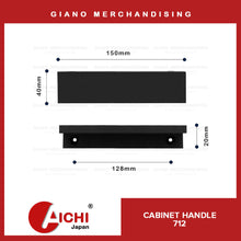 Load image into Gallery viewer, Cabinet Handle 712 MBK
