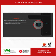 Load image into Gallery viewer, Avent Fingerprint Door Lock M500
