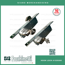 Load image into Gallery viewer, Facchinetti Hook Lock with Double Cylinder
