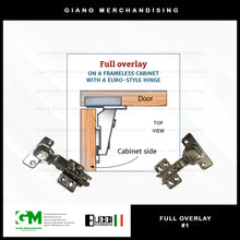 Load image into Gallery viewer, BUCCI Slide-On Ordinary Hinge 604 (2pcs)
