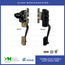Load image into Gallery viewer, Alpha Entrance Thumb Latch Lockset 3690 FL
