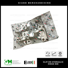 Load image into Gallery viewer, BUCCI Clip-On Hydraulic Concealed Hinge 608(2pcs/pack)
