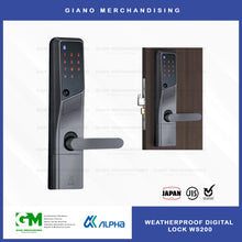 Load image into Gallery viewer, Alpha Weatherproof Digital Door Lock WS200
