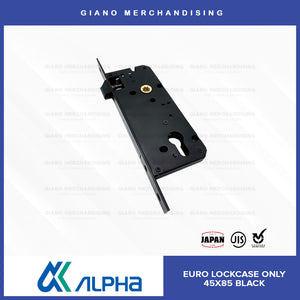 Alpha Lockset Only (Mortisse Lockcase + Cylinder + Escutcheon)