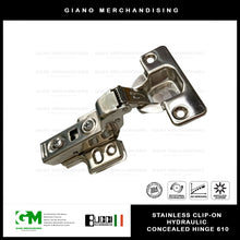Load image into Gallery viewer, BUCCI Stainless 304 Clip-On Hydraulic Concealed Hinge 610 (1pc)
