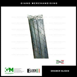 BUCCI Full Extension Drawer Slides 755 BK