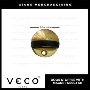 Veco Magnetic Floor Mounted Door Stopper DS004 SB