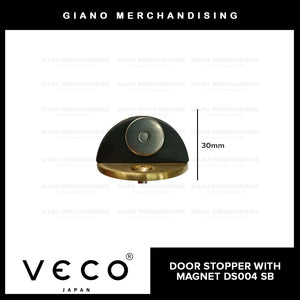 Veco Magnetic Floor Mounted Door Stopper DS004 SB