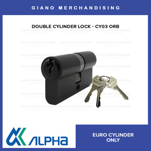 Alpha Euro Cylinder 70mm for Mortisse Lock