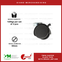 Load image into Gallery viewer, Twin Caster Plate Type JNP50
