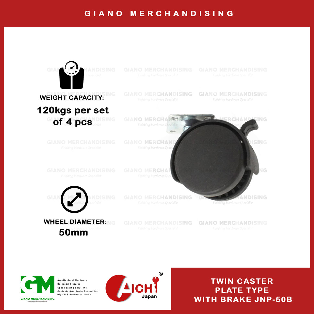 Twin Caster Plate Type JNP50