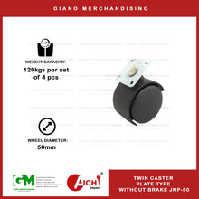Load image into Gallery viewer, Twin Caster Plate Type JNP50
