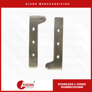 Stainless L-Hinges 4"