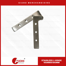 Load image into Gallery viewer, Stainless L-Hinges 4&quot;

